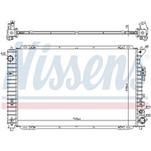 NIS 606556 Mootori radiaator (Automaatne/Manuaalne) sobib: FORD USA ESCAPE 0