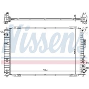 NISSENS 606556 - Engine radiator  Automat - Top1autovaruosad