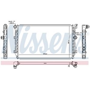 NIS 65335 Mootori radiaator (Automaatne/Manuaalne) sobib: SEAT ALHAMBRA VW