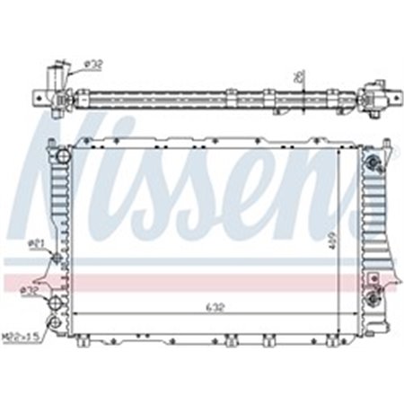 60477 Kylare, motorkylning NISSENS