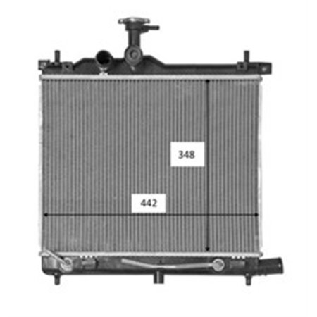 58460 Radiator, engine cooling NRF