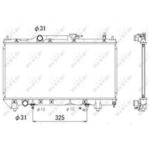 NRF 53278 - Motorkylare passar  TOYOTA AV - Top1autovaruosad