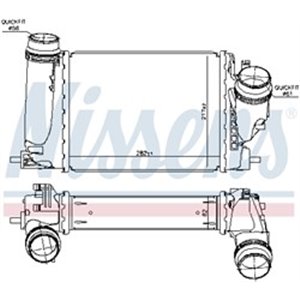 961121 Charge Air Cooler NISSENS - Top1autovaruosad