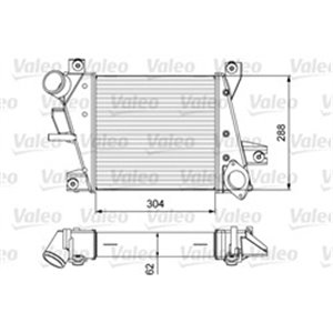 VALEO 818360 - Intercooler fits: NISSAN X-TRAIL I 2.2D 06.01-01.13