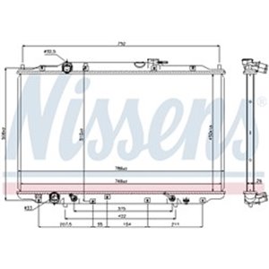 69477 Radiaator,mootorijahutus NISSENS - Top1autovaruosad