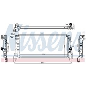 69714 Radiaator,mootorijahutus NISSENS - Top1autovaruosad