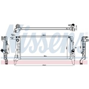 NISSENS 69714 - Engine radiator (Automatic/Manual) fits: BMW 2 (F45), 2 GRAN TOURER (F46); MINI (F55), (F56) 2.0 09.13-