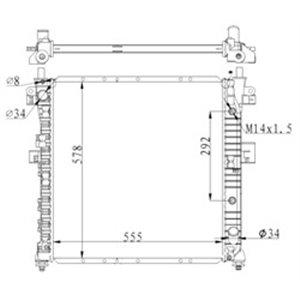 59342 Radiator, engine cooling NRF - Top1autovaruosad