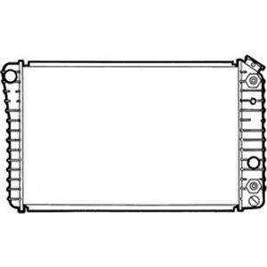 NRF 50309 Mootori radiaator