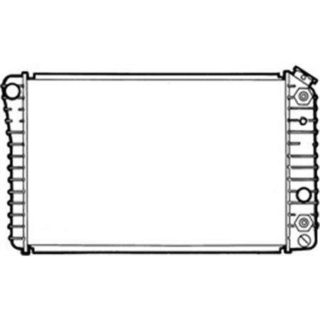 50309 Radiaator,mootorijahutus NRF