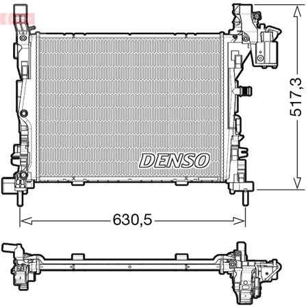 DRM23062 Kylare, motorkylning DENSO