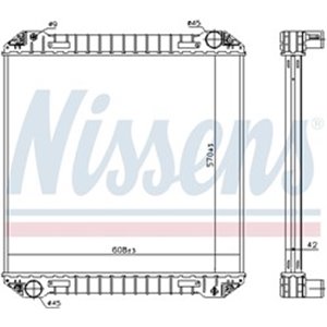 NIS 623440 Engine radiator (no frame) fits: IVECO EUROCARGO I III 8060.45STC