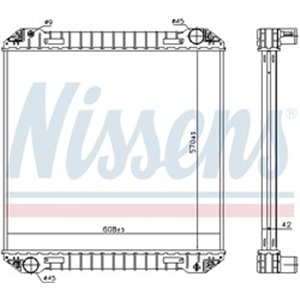 NISSENS 623440 - Engine radiator (no frame) fits: IVECO EUROCARGO I-III 8060.45STCA 01.91-09.15