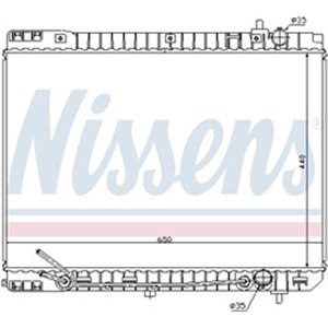 66759 Radiaator,mootorijahutus NISSENS - Top1autovaruosad