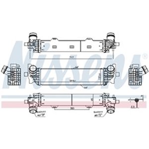 961226 Charge Air Cooler NISSENS - Top1autovaruosad