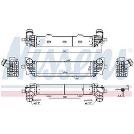 961226 Charge Air Cooler NISSENS