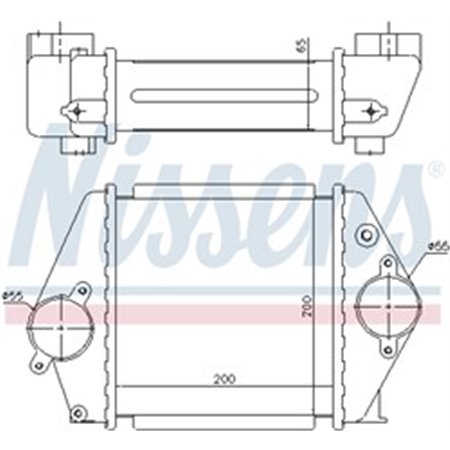 96570 Ladda Luftkylare NISSENS