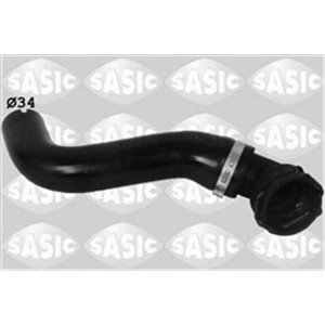 SASIC 3406270 - Cooling system rubber hose top (34mm) fits: FIAT BRAVO II; LANCIA DELTA III 1.4/1.6D 10.07-12.14