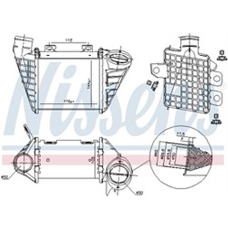 96795 Charge Air Cooler NISSENS