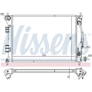 675014 Radiaator,mootorijahutus NISSENS - Top1autovaruosad