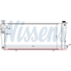 63709 Radiaator,mootorijahutus NISSENS - Top1autovaruosad