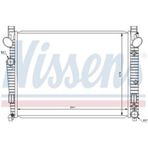 NIS 62772 Mootori radiaator sobib: MERCEDES S (W220) 4.3/5.0 10.98 08.05