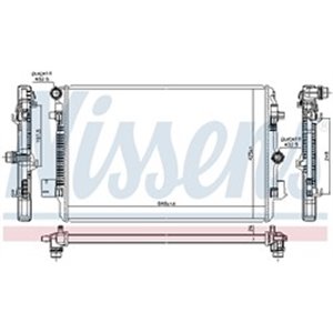 NISSENS 606720 - Engine radiator  Automat - Top1autovaruosad