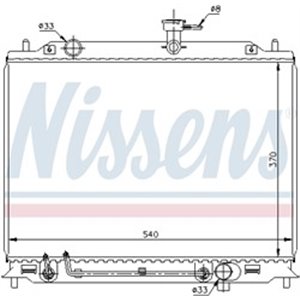 67504 Radiaator,mootorijahutus NISSENS - Top1autovaruosad