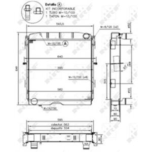 NRF 52139 Mootoriradiaator NISSAN CABSTAR E, ECO T 2.3D/6.0D 01.97 10.06