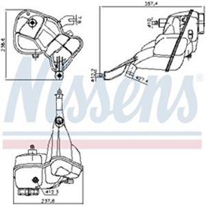 996275 Paisupaak,jahutusvedelik NISSENS - Top1autovaruosad