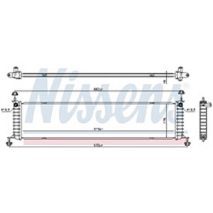 606915 Radiaator,mootorijahutus NISSENS - Top1autovaruosad