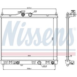 NIS 67369 Mootoriradiaator NISSAN NV200, NV200 / EVALIA 1.6 02.10 