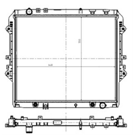 550032 Kylare, motorkylning NRF
