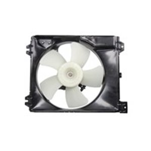 TYC 809-0016 - Radiator fan L (with housing) fits: FIAT SEDICI; SUZUKI SX4 1.9D 06.06-