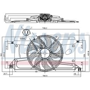 85697 Fan, engine cooling NISSENS - Top1autovaruosad