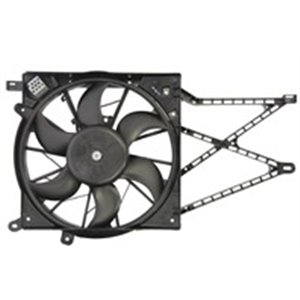 NISSENS 85176 - Radiator fan (with housing) fits: OPEL ASTRA G, ASTRA G CLASSIC, ASTRA H, ZAFIRA A, ZAFIRA B 1.2-2.2D 02.98-04.1