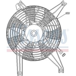 85383 Fan, engine cooling NISSENS - Top1autovaruosad