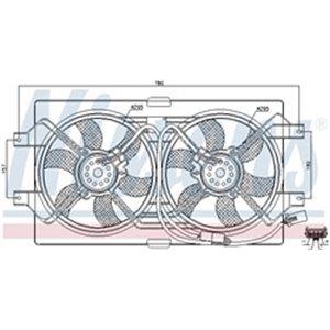 85386 Fan, engine cooling NISSENS - Top1autovaruosad