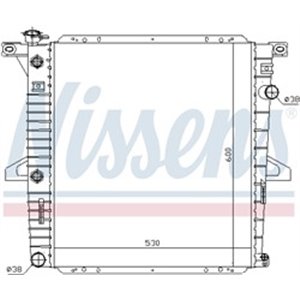 NIS 69203 Mootori radiaator sobib: FORD USA EXPLORER 4.0 03.95 08.02