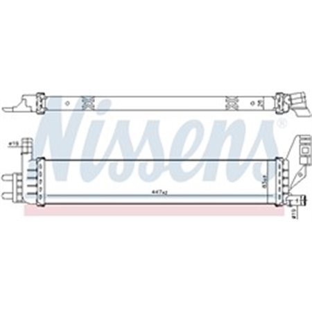 606793 Kylare, motorkylning NISSENS