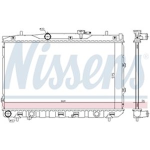 NIS 66648 Mootori radiaator (Automaatne) sobib: KIA CERATO I 1.6/2.0 03.04 