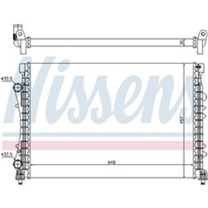 NISSENS 63815 - Engine radiator fits: RENAULT ESPACE III 2.0 11.96-10.02