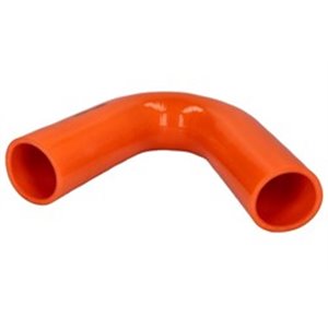 SE50-150X150/45 RED Cooling system silicone elbow 50x150 mm, angle: 45 ° (colour red,