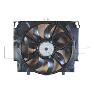 NRF 47705 - Radiator fan (with housing) fits: BMW 5 (E60) 3.0 04.06-12.09