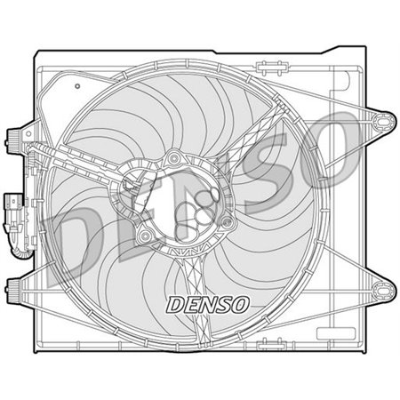 DER09052 Fan, engine cooling DENSO