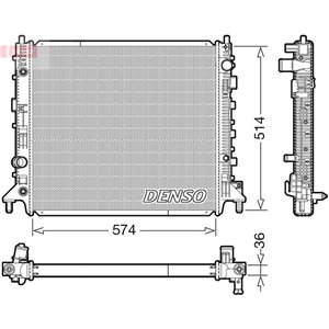 DENSO DRM99013 - Engine radiator fits: CHEVROLET CAMARO 6.2 09.15-