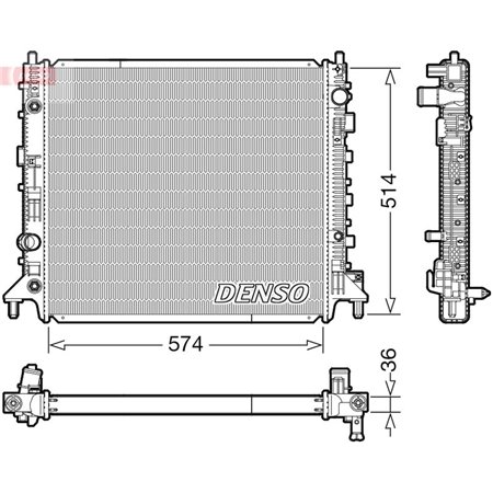 DRM99013 Kylare, motorkylning DENSO