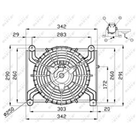 47668 Fan, engine cooling NRF