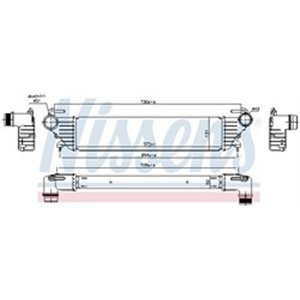 NISSENS 96272 - Intercooler fits: FIAT 500L, TIPO 0.9-1.6D 09.12-