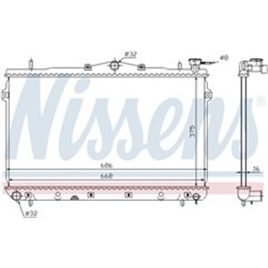 NISSENS 62298 - Engine radiator fits  HYU - Top1autovaruosad